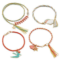 Djeco Celeste Bracelet Kit finished bracelets