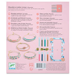 Djeco Tiny Beads Jewelry Craft Kit back of packaging
