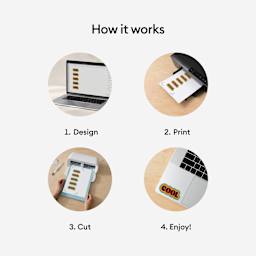 Cricut Printable Vinyl steps