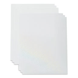 Cricut Printable Waterproof Sticker Set - White, 8-1/2" x 11", Pkg of 5