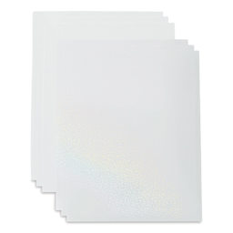 Cricut Printable Waterproof Sticker Set - Transparent, 8-1/2" x 11", Pkg of 5