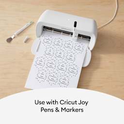 Cricut Joy Xtra Permanent Smart Label Writable Vinyl Sheets in use with Cricut Permanent Marker (not included)