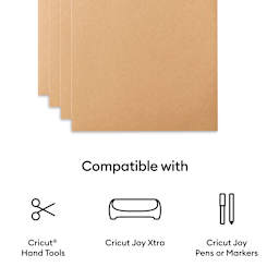 Cricut Joy Xtra Smart Label Paper - 9-1/2" x 12", Pkg of 4 features