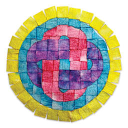 Roylco Blots of Mosaics - 3/4" x 3/4", Pkg of 1000 finished example