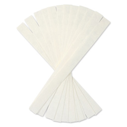 Roylco Blots of Strips - 3/4" x 10”, Pkg of 100 - out of packaging, fanned