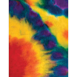 Roylco Blots of Paper - 8-1/2" x 11”, Pkg of 40 finished artwork example, tie dye