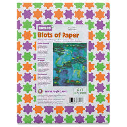 Roylco Blots of Paper - 8-1/2" x 11”, Pkg of 40 front of packaging