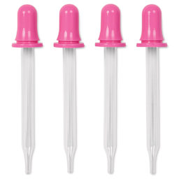 Craft Medley Glass Squeeze Droppers - 0.03 oz, Pkg of 4