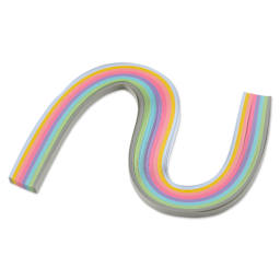 Rico Design Paper Poetry Quilling Paper Strip Set - Pastel, 5 mm x 40 cm, Pkg of 200