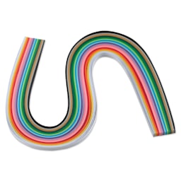 Rico Design Paper Poetry Quilling Paper Strip Set - Multicolor, 5 mm x 40 cm, Pkg of 200