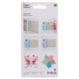 Rico Design Paper Poetry Quilling Comb - back of packaging