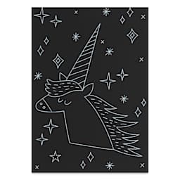 Rico Design Paper Poetry Scratch Paper Pads - Motifs, A5 - unicorns