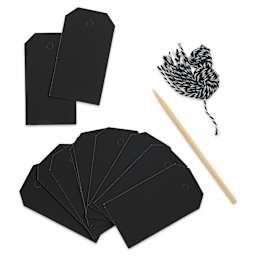 Rico Design Paper Poetry Scratch Paper Hangtags - Set of 12