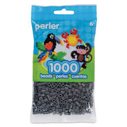 Perler Fused Bead Bag - Dark Grey, Pkg of 1000 - front of packaging