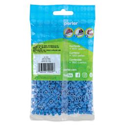 Perler Fused Bead Bag - Light Blue, Pkg of 1000 - back of packaging
