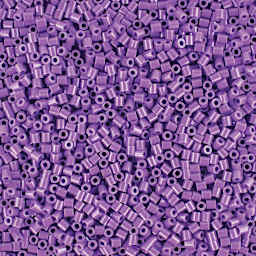 Perler Fused Bead Bag - Purple - close-up of beads