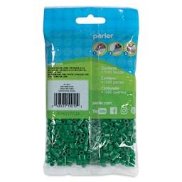 Perler Fused Bead Bag - Dark Green, Pkg of 1000 - back of packaging