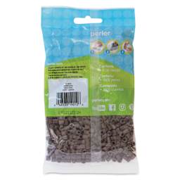 Perler Fused Bead Bag - Brown, Pkg of 1000 - back of packaging