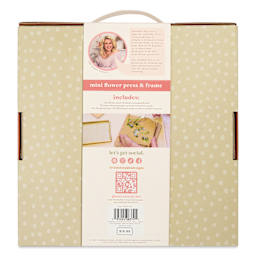 Violet Studio Mindful Makes Mini Flower Press Kit - back of packaging