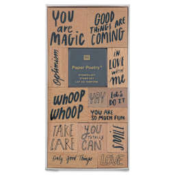 Rico Design Paper Poetry Stamp Set - Set of 13, You Are Magic front of packaging