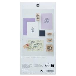 Rico Design Paper Poetry Stamp Set - Set of 13, You Are Magic back of packaging