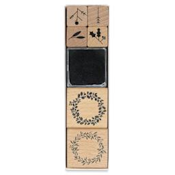 Rico Design Paper Poetry Stamp Set - Set of 6, XMAS front of packaging