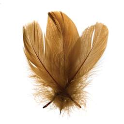 John Bead Goose Feathers - Brown