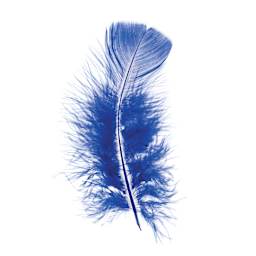 John Bead Marabou Feathers - Royal Blue - single feather