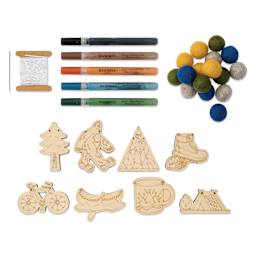 Woodsy Craft Co. DIY Garland Kit - Adventure - contents