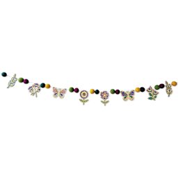 Woodsy Craft Co. DIY Garland Kit - Folksy Flower - finished garland example