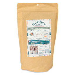 Woodsy Craft Co. DIY Garland Kit - Gnome - back of packaging