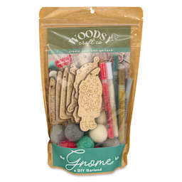 Woodsy Craft Co. DIY Garland Kit - Gnome - front of packaging
