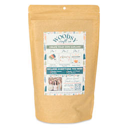 Woodsy Craft Co. DIY Garland Kit - Mushroom - back of packaging