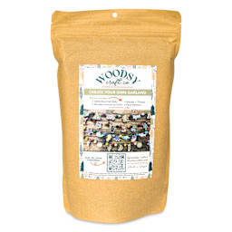 Woodsy Craft Co. DIY Garland Kit - Outer Space - back of packaging