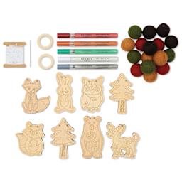 Woodsy Craft Co. DIY Garland Kit - Woodland contents
