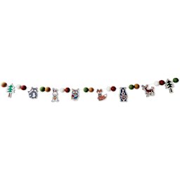 Woodsy Craft Co. DIY Garland Kit - Woodland finished garland example