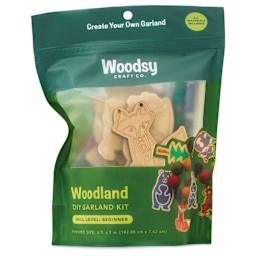 Woodsy Craft Co. DIY Garland Kit - Woodland front of packaging