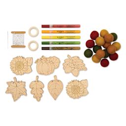 Woodsy Craft Co. DIY Garland Kit - Fall Harvest contents