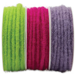 Morex Elbe Wool Ribbon - Bright, Pkg of 3