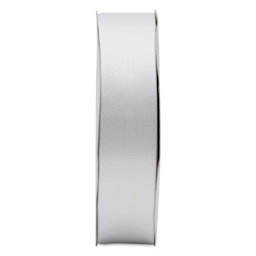 Morex Recycled Double Faced Satin Ribbon - White, 1-1/2" x 100 yd