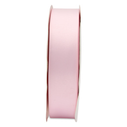 Morex Recycled Double Faced Satin Ribbon - Powder Pink, 1-1/2" x 100 yd
