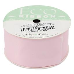 Morex Recycled Double Faced Satin Ribbon - Powder Pink, 1-1/2" x 10 yd, flat