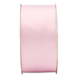 Morex Recycled Double Faced Satin Ribbon - Powder Pink, 1-1/2" x 10 yd