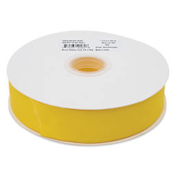 Morex Recycled Double Faced Satin Ribbon - Daffodil, 1-1/2" x 100 yd, flat