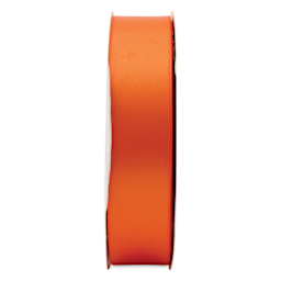 Morex Recycled Double Faced Satin Ribbon - Torrid Orange, 1-1/2" x 100 yd