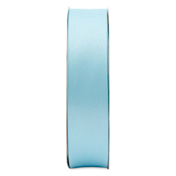 Morex Recycled Double Faced Satin Ribbon - Light Blue, 1-1/2" x 100 yd