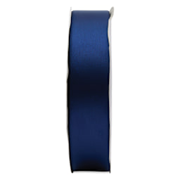 Morex Recycled Double Faced Satin Ribbon - Navy, 1-1/2" x 100 yd