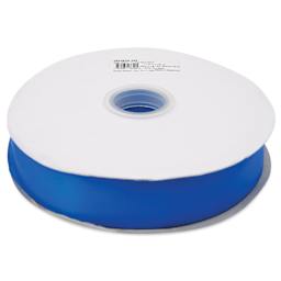 Morex Recycled Double Faced Satin Ribbon - Electric Blue, 1-1/2" x 100 yd, flat