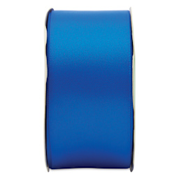 Morex Recycled Double Faced Satin Ribbon - Electric Blue, 1-1/2" x 10 yd