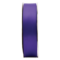 Morex Recycled Double Faced Satin Ribbon - Regal Purple, 1-1/2" x 100 yd